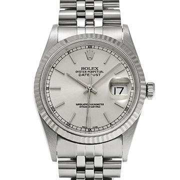 ロレックス デイトジャスト 36 16234 シルバー メンズ 時計 【中古】【wristwatch】