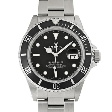 ロレックス サブマリーナ デイト 16610 ブラック メンズ 時計 【中古】【wristwatch】