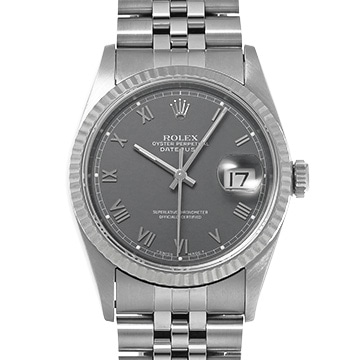 ロレックス デイトジャスト 16234 グレー メンズ 時計 【中古】【wristwatch】