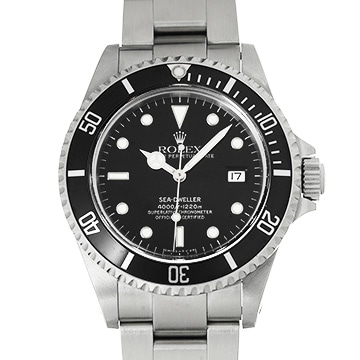 ロレックス シードゥエラー 16600 ブラック メンズ 時計 【中古】【wristwatch】
