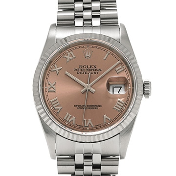 ロレックス デイトジャスト 36 16234 ピンク メンズ 時計 【中古】【wristwatch】