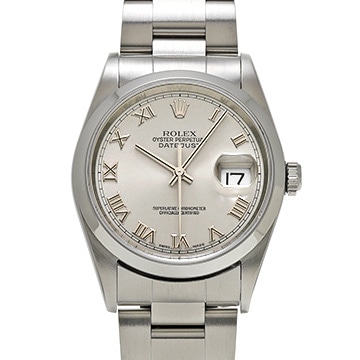 ロレックス デイトジャスト 16200 グレー メンズ 時計 【中古】【wristwatch】