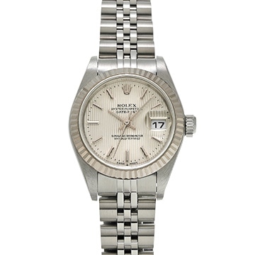 ロレックス デイトジャスト 79174 シルバータペストリー レディース 時計 【中古】【wristwatch】