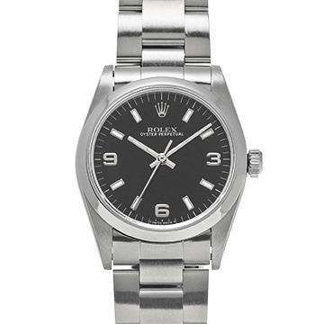 ロレックス オイスターパーペチュアル 67480 ブラック ユニセックス 時計 【中古】【wristwatch】
