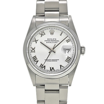 ロレックス デイトジャスト 16200 ホワイト メンズ 時計 【中古】【wristwatch】