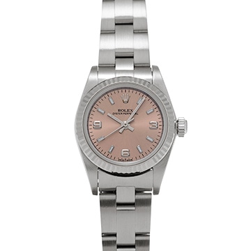 ロレックス オイスターパーペチュアル 76094 ピンク レディース 時計 【中古】【wristwatch】