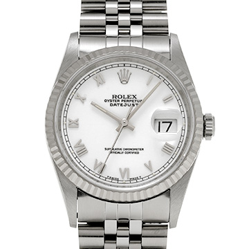 ロレックス デイトジャスト 16234 ホワイト メンズ 時計 【中古】【wristwatch】