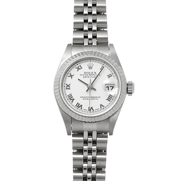 ロレックス デイトジャスト 79174 ホワイト レディース 時計 【中古】【wristwatch】