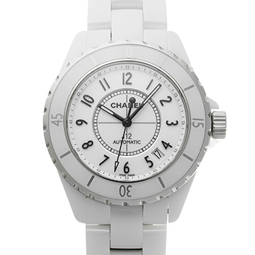 シャネル J12 38MM H0970 ホワイト メンズ 時計 【中古】【wristwatch】