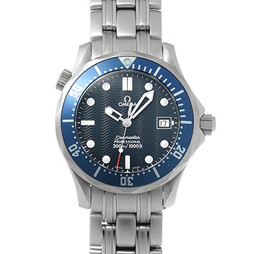 オメガ シーマスター プロフェッショナル 300 ミッドサイズ 2561.80 ブルー ユニセックス 時計 【中古】【wristwatch】