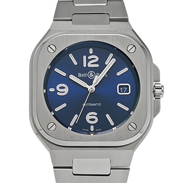 ベル＆ロス BR 05 ブルースチール BR05A-BLU-ST/SST ブルー メンズ 時計 【中古】【wristwatch】