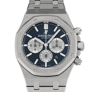 オーデマ ピゲ ロイヤルオーク クロノグラフ 26331ST.OO.1220ST.01 ブルー/ロジウム メンズ 時計 【中古】【wristwatch】