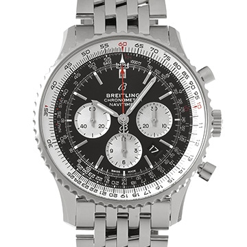ブライトリング ナビタイマー B01 クロノグラフ 46 AB0127211B1X1 ブラック/シルバー メンズ 時計 【中古】【wristwatch】
