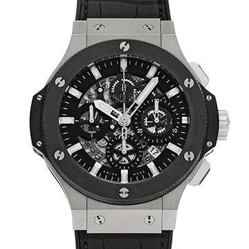 ウブロ ビッグバン アエロバン 311.SM.1170.GR ブラック メンズ 時計 【中古】【wristwatch】