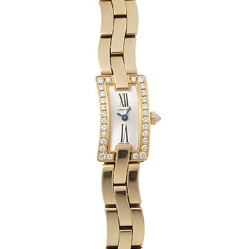 カルティエ バレリーナ WG40013J シルバー レディース 時計 【中古】【wristwatch】
