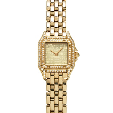 カルティエ パンテール クラシック＆フィガロ SM WF3254B9 ゴールド レディース 時計 【中古】【wristwatch】