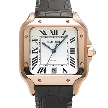 カルティエ サントス ドゥ カルティエ LM WGSA0019 シルバー メンズ 時計 【中古】【wristwatch】