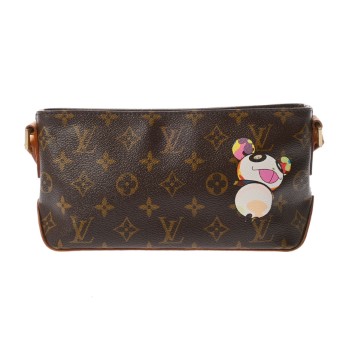 ルイ ヴィトン モノグラムパンダ トロター LV×村上隆 ブラウン M51241 モノグラムキャンバス レディース バッグ 【中古】【bag】