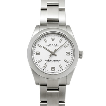 ロレックス オイスターパーペチュアル 31 177200 ホワイト ユニセックス 時計 【中古】【wristwatch】