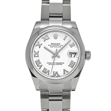 ロレックス デイトジャスト 178240 ホワイト ユニセックス 時計 【中古】【wristwatch】