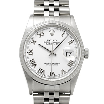ロレックス デイトジャスト 16220 ホワイト メンズ 時計 【中古】【wristwatch】