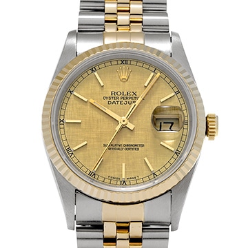 ロレックス デイトジャスト 36 16233 シャンパンモザイク メンズ 時計 【中古】【wristwatch】