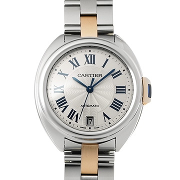 カルティエ クレ ドゥ カルティエ 35mm W2CL0003 シルバー ユニセックス 時計 【中古】【wristwatch】