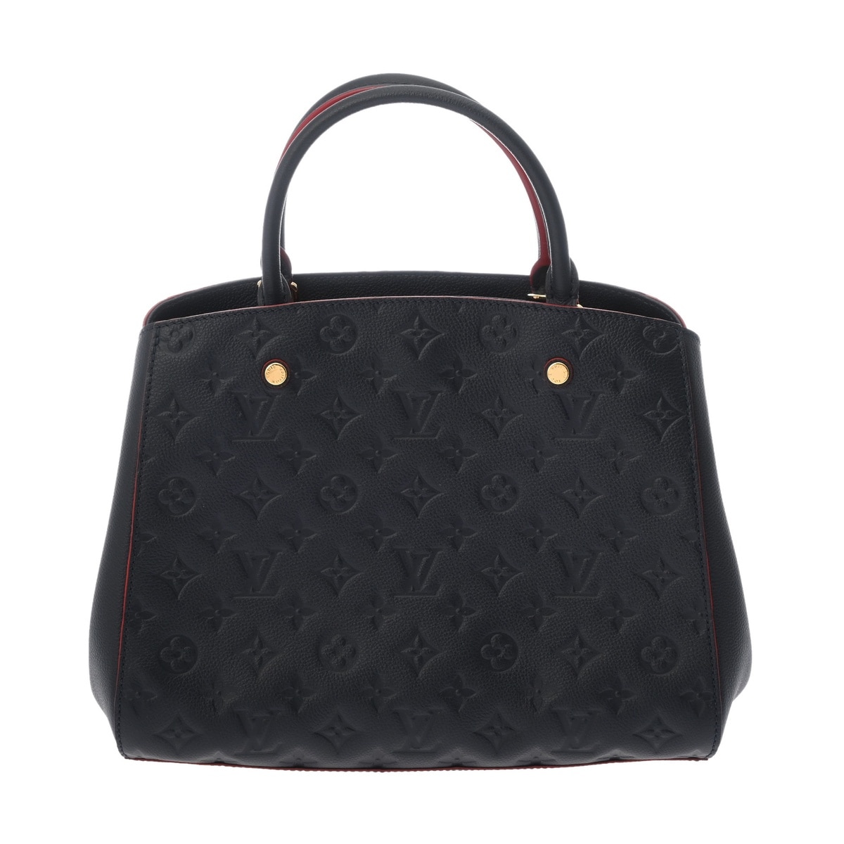 ルイ ヴィトン モノグラムアンプラント モンテーニュ MM マリーヌルージュ M42746 レザー レディース バッグ 【中古】【bag】