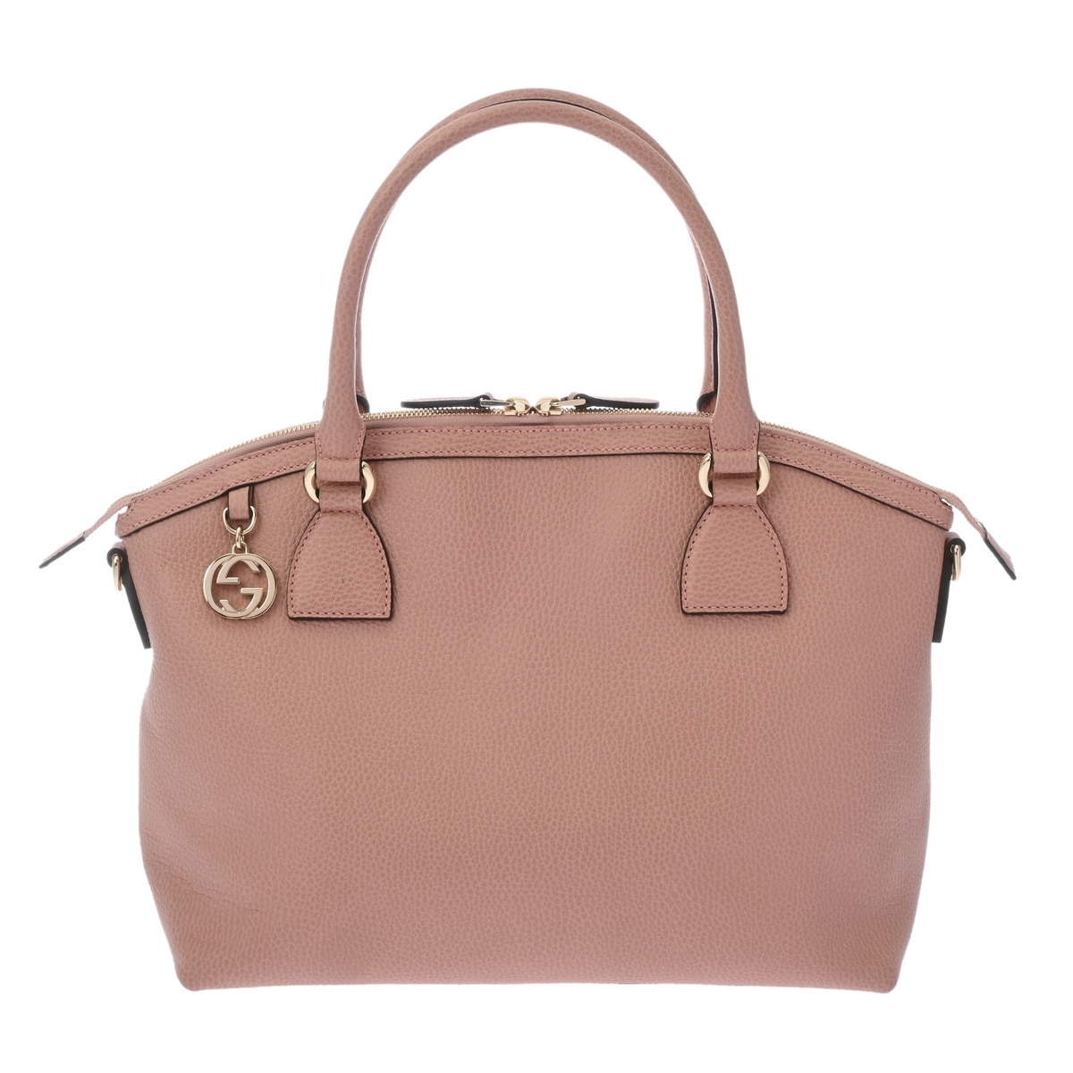 グッチ インターロッキングG 2WAY ハンドバッグ ピンク 449651 レザー レディース バッグ 【中古】【bag】