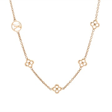 ルイ ヴィトン ネックレス フラワーフル ゴールド M68125 メタル レディース ジュエリー 【中古】【jewelry】