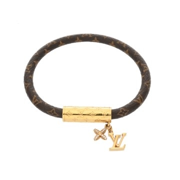 ルイ ヴィトン ブレスレット LV プッシュ ブラウン モノグラムキャンバス レディース ジュエリー 【中古】【jewelry】
