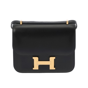 エルメス コンスタンス3 18 ミロワール ブラック ボックスカーフ レディース バッグ 【未使用】【bag】