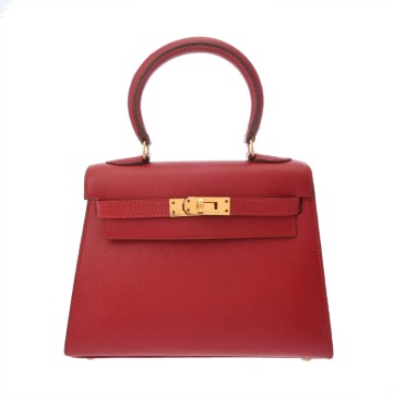 エルメス ミニケリー ルージュヴィフ クシュベル レディース バッグ 【中古】【bag】