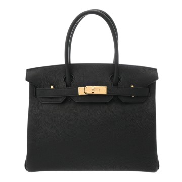 エルメス バーキン 30 ブラック トゴ レディース バッグ 【新品】【bag】