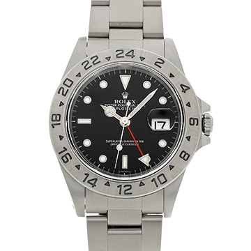 ロレックス エクスプローラーII 16570 ブラック メンズ 時計 【中古】【wristwatch】