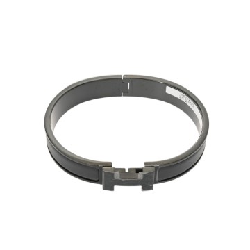 エルメス クリックHH ソーブラック エナメル ユニセックス ジュエリー 【新品】【jewelry】