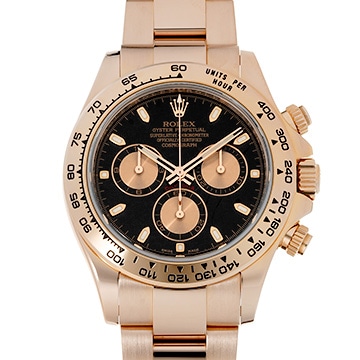 ロレックス コスモグラフ デイトナ 116505 ブラック/ピンク メンズ 時計 【中古】【wristwatch】