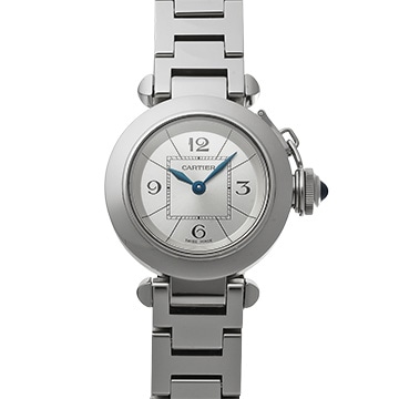 カルティエ ミスパシャ W3140007 シルバー レディース 時計 【中古】【wristwatch】