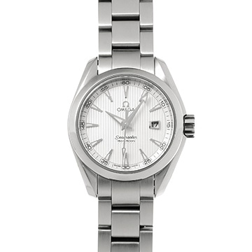 オメガ シーマスター アクアテラ クォーツ 231.10.30.61.02.001 シルバー レディース 時計 【中古】【wristwatch】