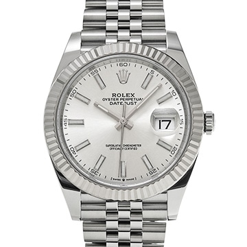 ロレックス デイトジャスト 41 126334 シルバー メンズ 時計 【中古】【wristwatch】