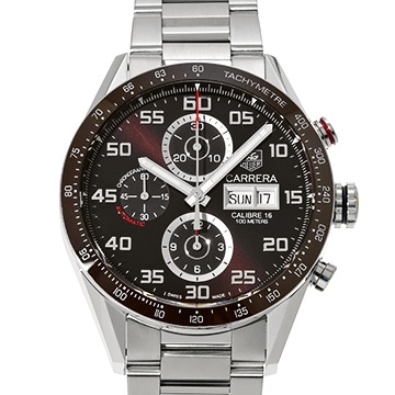 タグ ホイヤー カレラ キャリバー16 クロノグラフ デイデイト CV2A1S.BA0799 ブラウン メンズ 時計 【中古】【wristwatch】