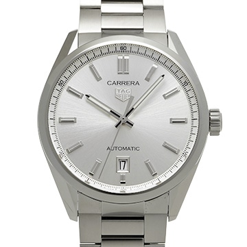 タグ ホイヤー カレラ キャリバー5 WBN2111.BA0639 シルバー メンズ 時計 【中古】【wristwatch】