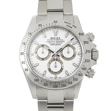 ロレックス コスモグラフ デイトナ 116520 ホワイト メンズ 時計 【中古】【wristwatch】