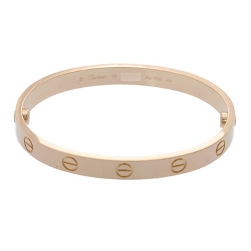 カルティエ ラブブレスレット #16 新型 ゴールド K18イエローゴールド YG レディース ジュエリー 【中古】【jewelry】