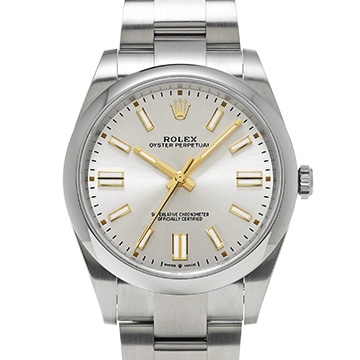 ロレックス オイスターパーペチュアル 41 124300 シルバー メンズ 時計 【中古】【wristwatch】