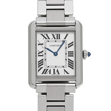 カルティエ タンク ソロ SM W5200013 シルバー レディース 時計 【中古】【wristwatch】