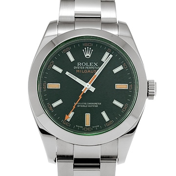 ロレックス ミルガウス 116400GV ブラック メンズ 時計 【中古】【wristwatch】