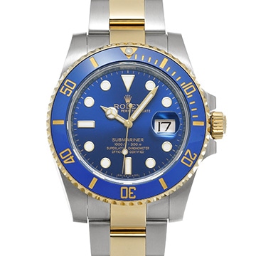 ロレックス サブマリーナ デイト 116613LB ブルー メンズ 時計 【中古】【wristwatch】