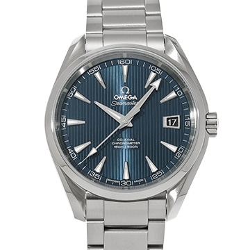 オメガ シーマスター アクアテラ コーアクシャル 231.10.42.21.03.001 ブルー メンズ 時計 【中古】【wristwatch】