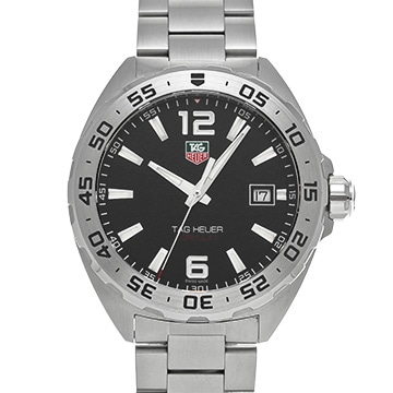 タグ ホイヤー フォーミュラ1 クォーツ WAZ1112.BA0875 ブラック メンズ 時計 【中古】【wristwatch】